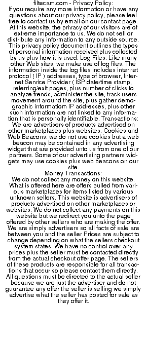 filtecam privacy