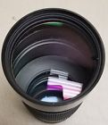1 2.8-3.5 Quantaray Camera Tall Lens In Protective Cylinder Case