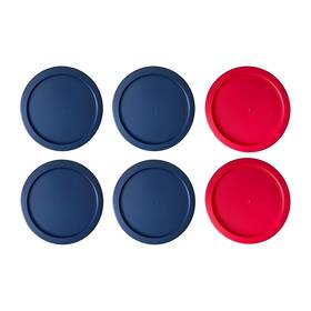 1stng-1060-rl 1 Stop & Go And 6-pack Replacement Lids For Pyrex 4-cup Glass Storage Bowls