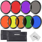 10080923 Neewer Full Color Lens Filter Set For Canon Rebel