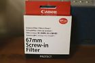 2598001aa 2598a001 Canon Genuine Protect Lens Protector Clear Filter Made 4960999430973