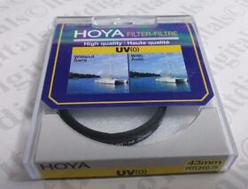 B43uvgb 43mm Hoya Uv Lens Safety Protection Glass Filter Japan Coated 43 Mm New