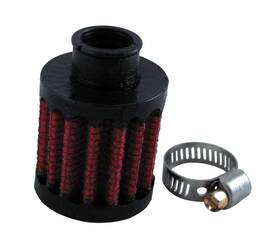 Up-104 4into1 Uni Filter 5/8 Inch Clamp-on Breather Black Fast Ship