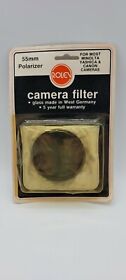 55mm Polarizer Screw In New Optical Glass Filter With German Schott By Rolev