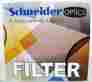 68-113144 Schneider New 4x4 Grad Amber He 1 Glass Filter Hard Edge Graduated