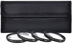Ecco-ga135 Acuvar 77mm Macro Close-up 1 2 4 10 Filter Kit For Canon 24-105 100-400