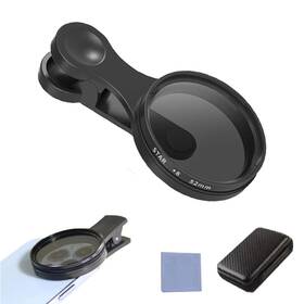 Aefotiz 186786576944 52mm Clip-on Cpl Phone Camera Lens Filter Kit Circular Polarizer Polarizing