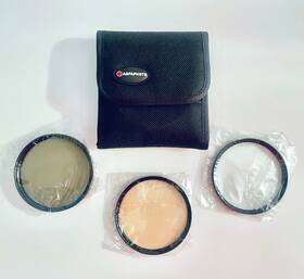 Rocpgpfil486 Agfa Photo 72mm Japan Filter Set Pack Of 3 Uv Cpl Warming Filters - New