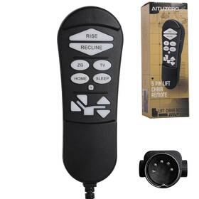 Zkad-5 Aituzero 5 Pin Lift Chair Remote Only Fit For 2 Motors Golden And Ultra Comfort