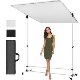 W-1520fs Alluneitter Photography Light Diffuser 79x59inch With Translucent High-grade Black Cloth