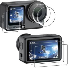 Amazear Ac6-sp Lens Screen Protector For Dji Osmo Action 6 Accessories Pack Act