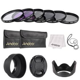 Bcs4718175915111gg Andoer 52mm Lens Filter Kit Cpl Fld Nd2 Nd4 Nd8 With Carry Pouch / F2q5