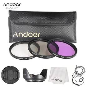 Cwd5162448339690kh Andoer 3pc 52mm Filter Lens Kit Cpl Fld For Canon Dslr A9s8