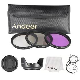 Eky7471915377198wt Andoer 49mm Filter Kit Cpl Fld Nylon Carry Pouch Lens V5b1