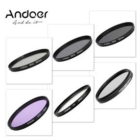 Jmp0635324344501hc Andoer 62mm Cpl Fld 2/4/8 Filter Kit Neutral Density For Dslr V6h9