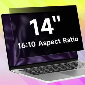 Antogoo V 768556200182 14 Inch 16 10 Laptop Privacy Screen Filter Anti Blue Light Glare And Scra
