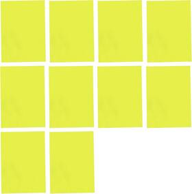 Aoktorkit 445048630667 10pcs A4 Coloured Plastic Sheets Light Filter Gel Reading Aid Colour
