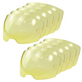 0700000803 Aqbb 10 Pack Amber Front Lid Lens Cover Lenses Compatible With Se