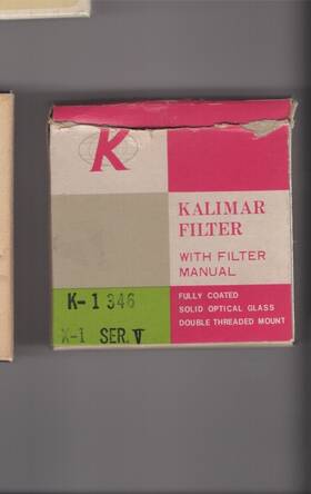 K-1346 As Listed 794764045000 Filter Kalimar X-1 Series V Fully Coated