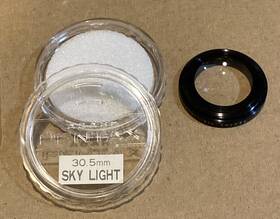 Pentax-110 Asahi Pentax Vintage Skylight 30.5mm Lens Filter W Case. Made In Japan