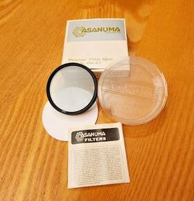 Asanuma 200-67 58l5mm Polarizer Filter No Complete With Original Case Box Paper