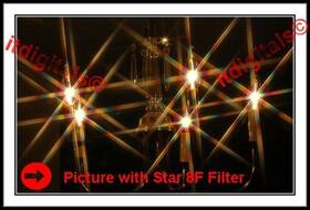 55-r8f Asian 55mm Rotating Star 8f Lens Filter Special Light Effect Eight Point Flares 8pt