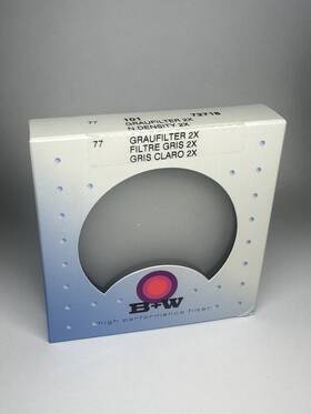 B&w 012240727186 Filter 77mm 101 Granufilter 2x Neutral Density 72718 New Photo