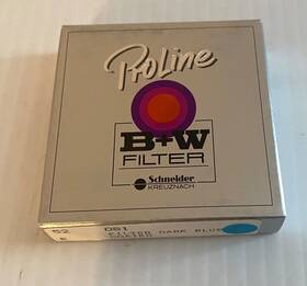 081-2x B&w Proline 52mm Dark Blue Coated Filter 081 2x 081-2x B&w Proline 52mm Dark Blue Coated Filter 081 2x
