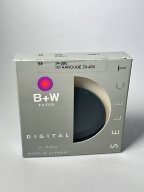 65-1102763 B&w 58mm Basic 092 Infrared Filter Ir-695 Dark Red Brand New 65-1102763 B&w 58mm Basic 092 Infrared Filter Ir-695 Dark Red Brand New