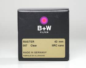66-1101517 B&w 43mm Master 007m Clear Mrc Nano Filter #66-1101517