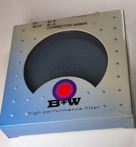 Es-72 B W 98997 72mm 81a Color Conversion Coated Lens Filter Warming New Old Stock