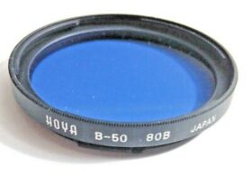 B50-80b B50 Hoya 80b Blue Glass Lens Filter Japan Coated Bay50 Type D Morn Eve