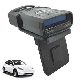 Llama-pid-34 Bartallama3d Radar Holder For Uniden R4 Compatible With Tesla Vehicles - Black