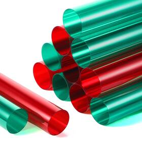Sij-barydat-1944 Barydat 12 Pcs Colored Gel Light Filter Transparent Color Film Overlays Correction Li
