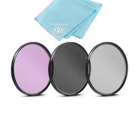 Bm-flk58k1-cnt6 Big Mikes 58mm Multi-coated 3 Piece Filter Kit Uv-cpl-fld For Canon Rebel T5 T6 T6i