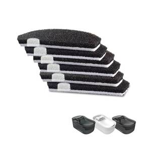 Dwf001-yc-f-ilter Bloombloomme 6 Pack Replacement Filters For 2.3gal/300oz Dog Water Fountains Multi-layer F