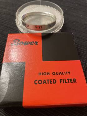 37uvb Bower 37mm Oem 37 Mm Uv Coated Glass Lens Protector Filter Japan E-37 New