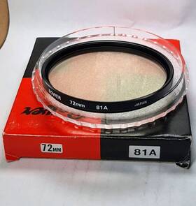 B7281a Bower 72mm 81a 81-a 81 A Warming Light Balancing Glass Lens Filter Japan 72 Mm