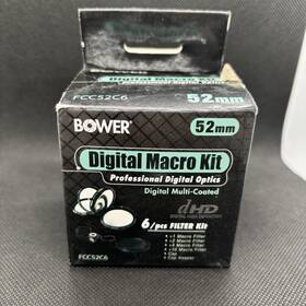 Fcc52c6 Bower 52mm 6-piece Digital Macro Filter Kit New Fcc52c6 Bower 52mm 6-piece Digital Macro Filter Kit New