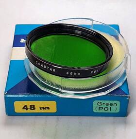 P0148 Bower 48mm Green P01 #p01 P0-1 P1 Glass Lens Filter Made In Japan 48 Mm Coaster Po1