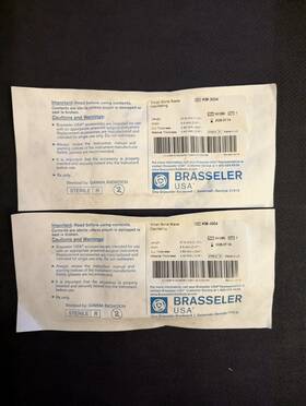 Km-3004 Brasseler Lot Of 2 Small Bone Blade 2026-07-14