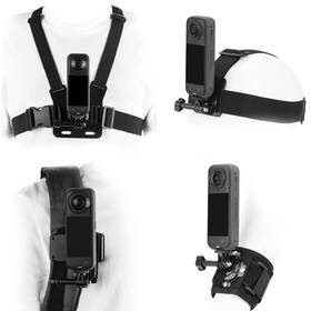 Zh2-341 Brdrc Accessories Kit For Insta 360 X5 X4 Air Chest Mount Head Strap Harness
