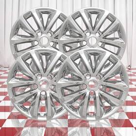 Bdaa0804 Brighter Design Set Of 4 Front And Rear Chrome 10 Spoke 17 Inch Wheel Skins For K