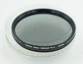 Canon 082966430831 58mm Circular Polarizing Filter Pl-c Screw Type With Case #814