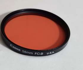 58fcb Canon 58mm Fc-b Fl-b Glass Lens Fluorescent Filter 58 Mm Genuine Us Made Fc B