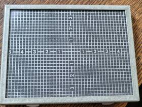 0tc-kt00-00 Century Vintage 4 X 5 Lens/ Eye Optical Test Chart In Metal Frame