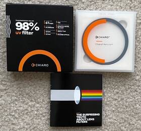 98-uvats Chiaro Bu1123 Pro 67mm Uv Filter With Case And Box