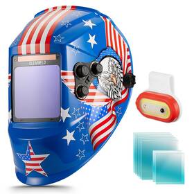Rl-600k-c2 Clearweld Welding Helmet With Clip-on Flashlight And 10 Replacement Lens 4 Inch X4 Screen Rl-600k-c2 Clearweld Welding Helmet With Clip-on Flashlight And 10 Replacement Lens 4 Inch X4 Screen