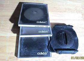 Cp120 Cokin 085831446531 P Series Lot Of Three Holder - Graduals G1 G2 Gel