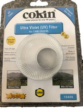 10406 Cokin New Ultra Violet Uv Filter For Camcorders Video 37mm D 26